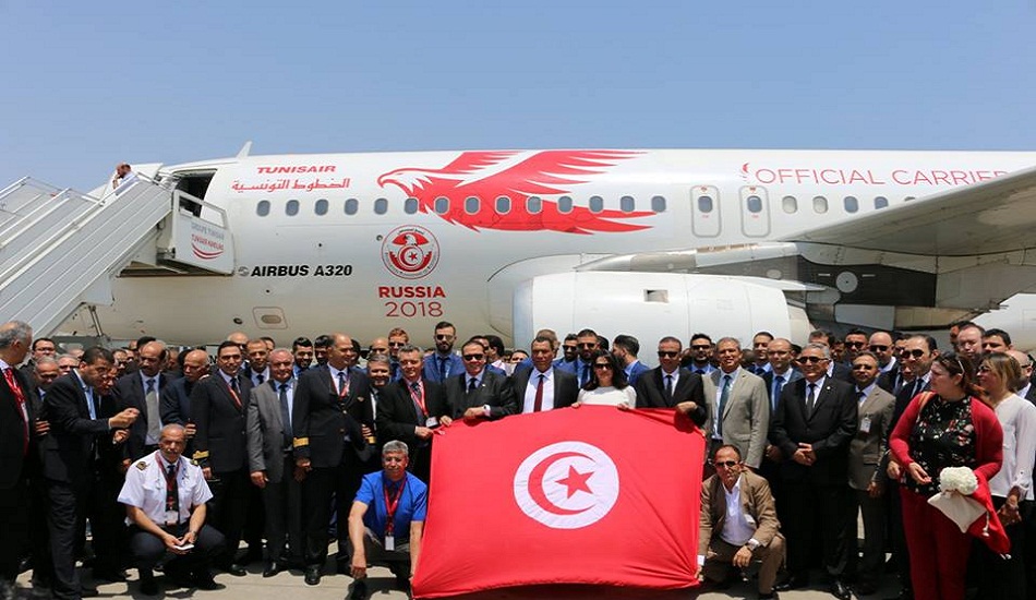 L’avion TUNISAIR pour la Coupe du monde est une œuvre d'art