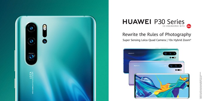 Huawei lance son nouveau Smartphone P30 à Paris