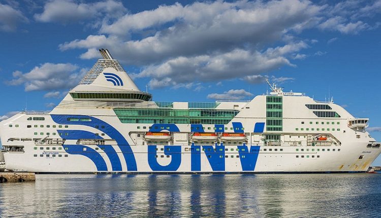 la compagnie maritime italienne Grandi Navi Veloci, plus connue sous le nom de GNV