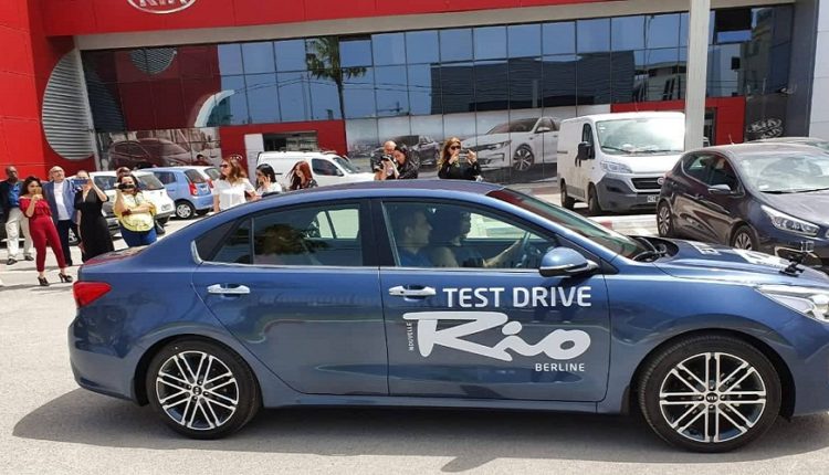 Un Test Drive pour le lancement de la nouvelle KIA Rio Berline