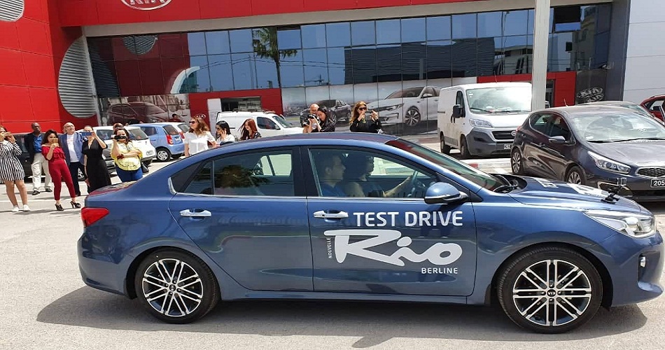 Un Test Drive pour le lancement de la nouvelle KIA Rio Berline
