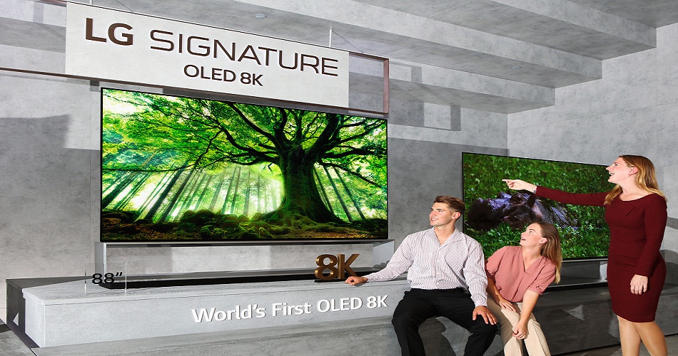 LG annonce le lancement des premiers téléviseurs 8K OLED au monde