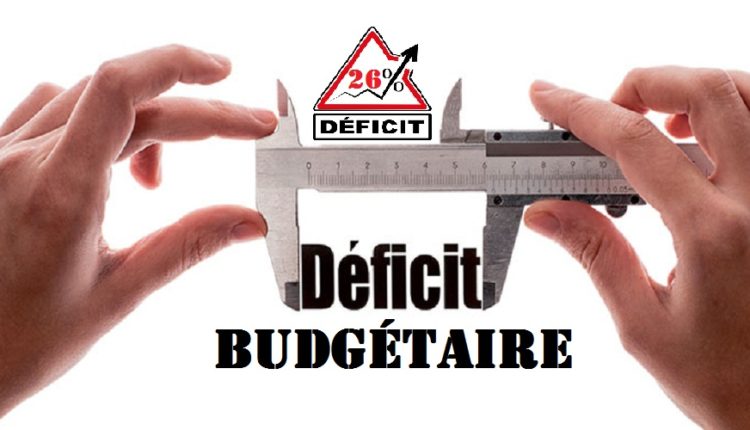 Déficit budgétaire : hausse de 26%, à 3,2 milliards de dinars
