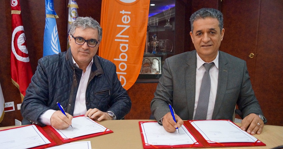 La Poste Tunisienne et  GlobalNet Signent une convention de partenariat pour faciliter l’accès aux services Internet