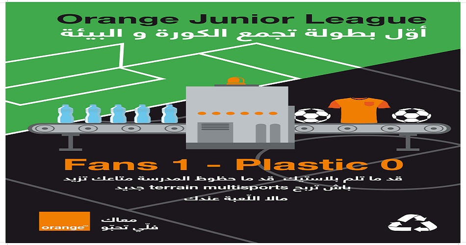 Orange Tunisie, en partenariat avec la FTSSU, lance « Orange Junior League » le premier tournoi de Foot écoresponsable
