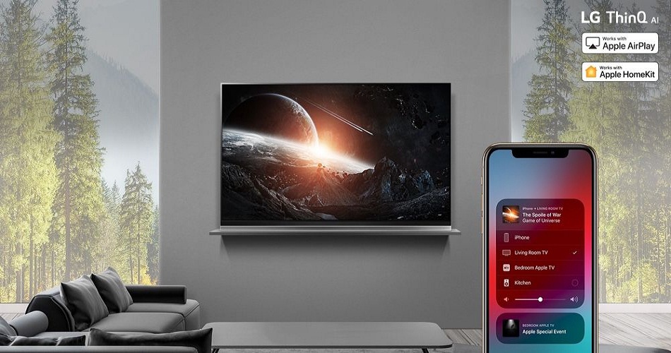 LG ajoute AirPlay et HomeKit à certains téléviseurs de 2018 