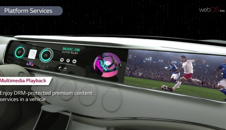 LG présente la plate-forme d’infodivertissement WEBOS AUTO 1.0 