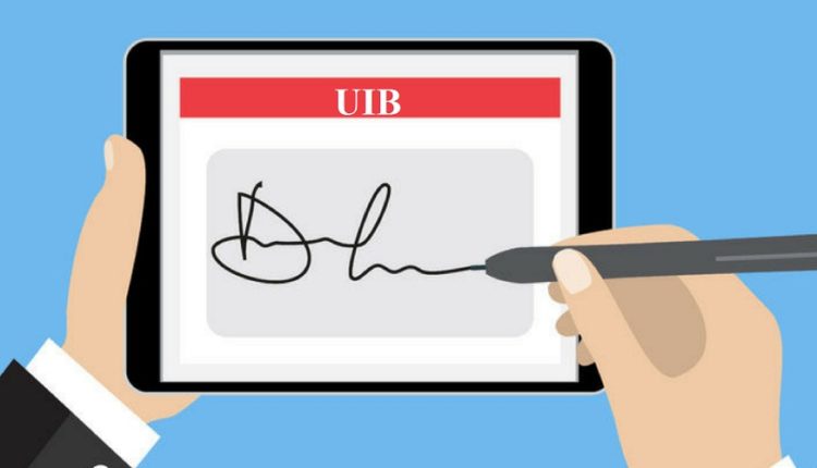 UIB, premier établissement bancaire à disposer de la signature électronique
