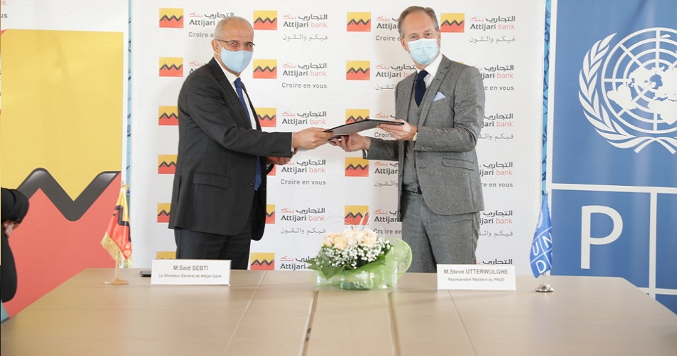 Attijari bank et le PNUD Signature de convention de partenariat