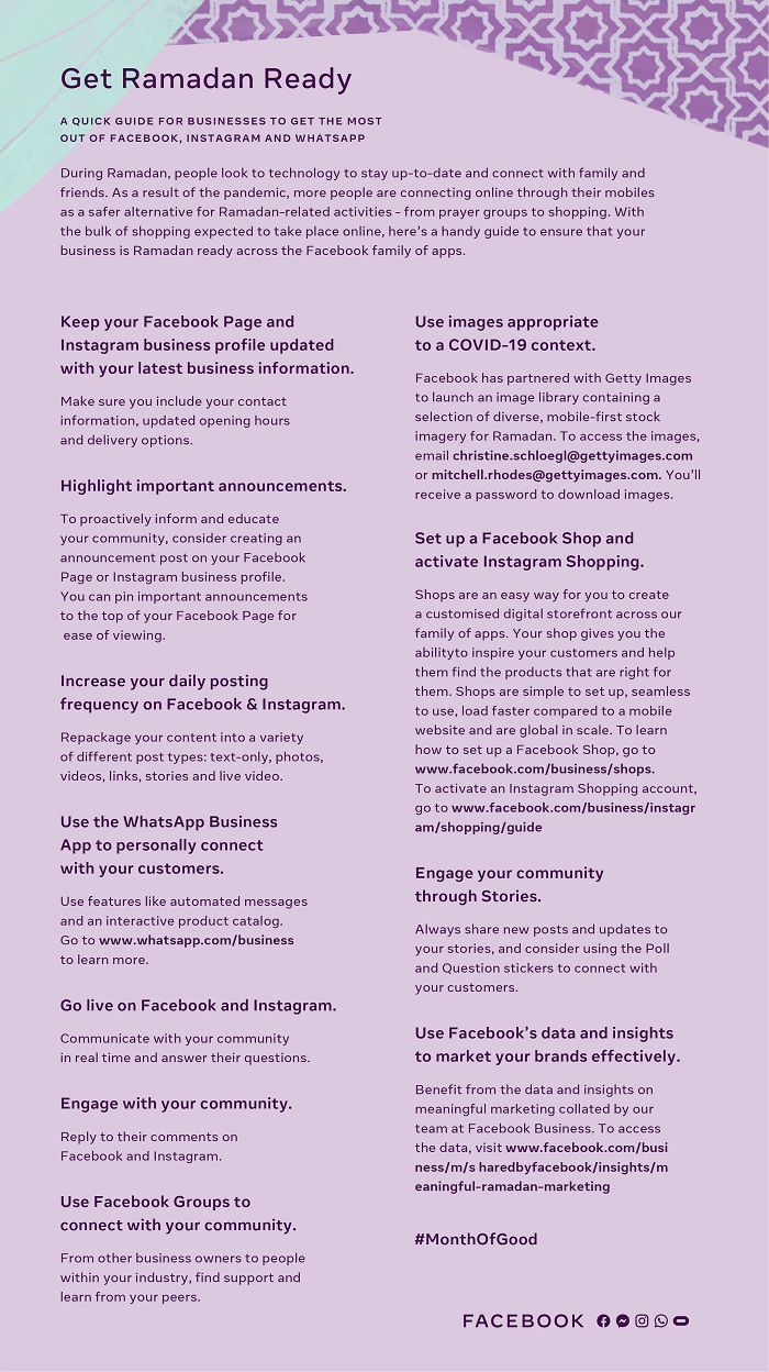 Facebook : Un guide rapide pour les entreprises afin de tirer le meilleur parti de Facebook, Instagram et WhatsApp