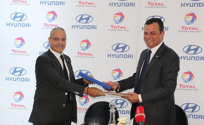 TOTAL TUNISIE et HYUNDAI signent un contrat de partenariat