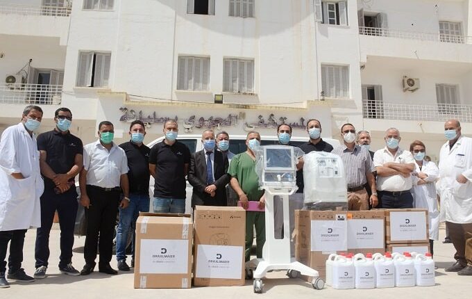 DRÄXLMAIER Tunisie fait don d’un respirateur de réanimation et de 7 concentrateurs d’oxygène