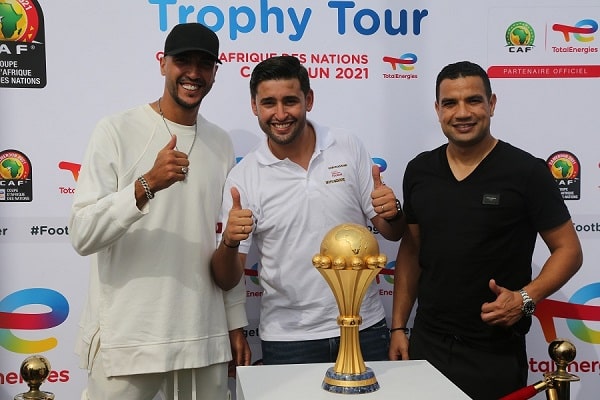 Trophy Tour  le passage de la Coupe d’Afrique des Nations TotalEnergies en Tunisie