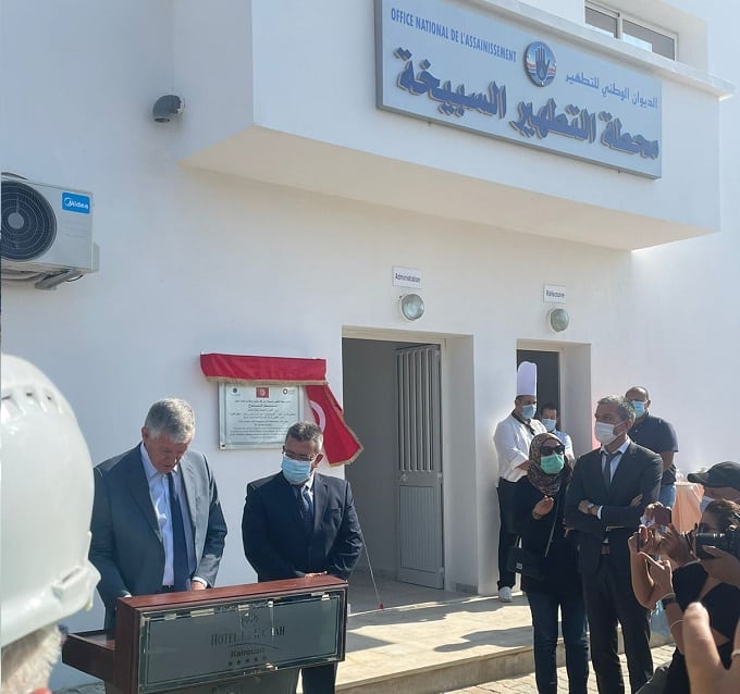 Inauguration de la station d’épuration de Sbikha au gouvernorat de Kairouan