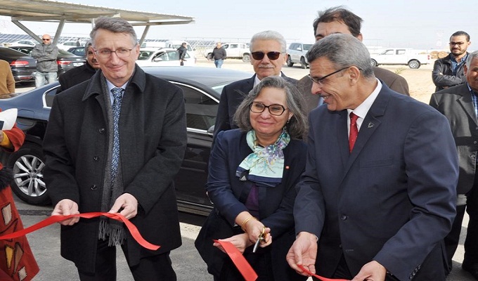 La KfW a inauguré le samedi 5 mars 2022 la centrale photovoltaïque Tozeur