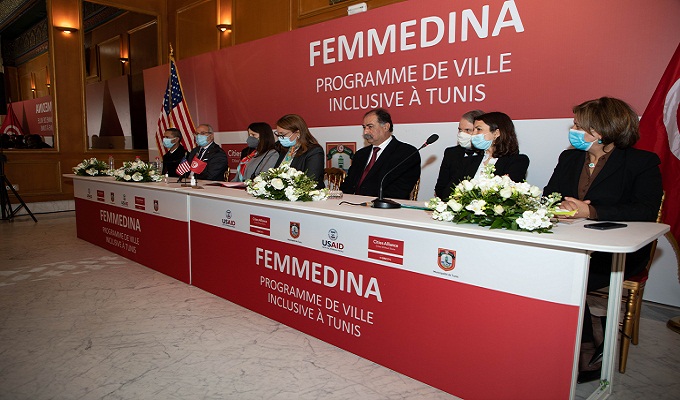 Le Gouvernement des Etats-Unis et la Ville de Tunis inaugurent les espaces urbains rénovés pour les femmes à Tunis 