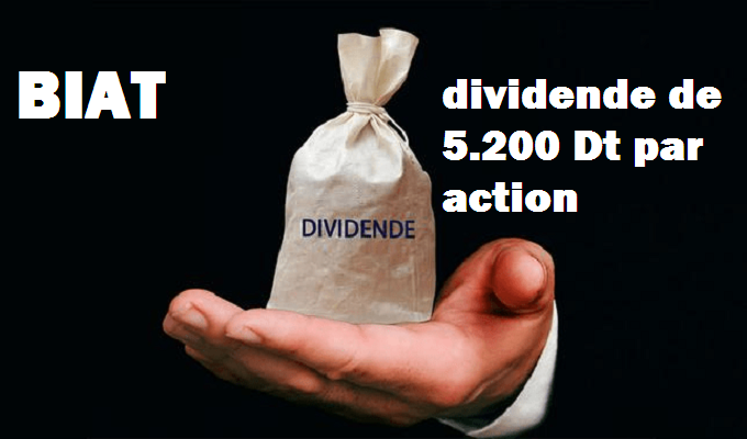 BIAT: dividende de 5.200 Dt par action