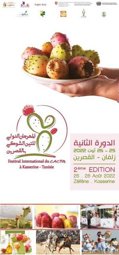 Deuxième édition du Festival  de la figue de Barbarie à Kasserine: Le sultan des fruits, un moteur de développement régional