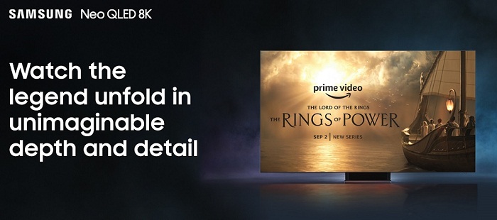 Samsung et Prime Video donnent vie à la série « The Lord of the Rings : Rings of Power » en « 8K »