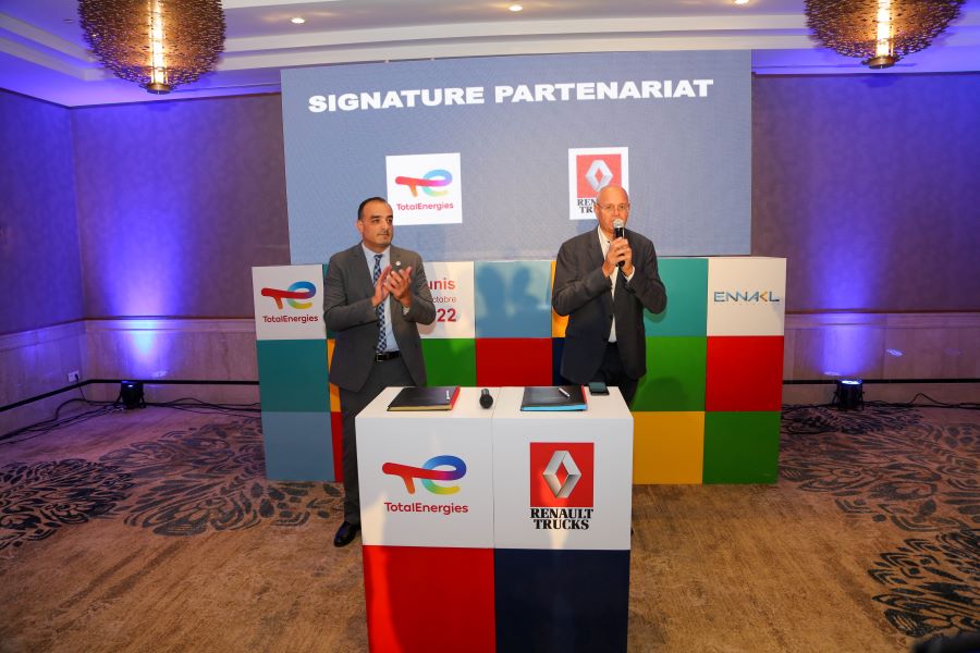 TotalEnergies Marketing Tunisie & Renault Trucks signent un contrat de partenariat 