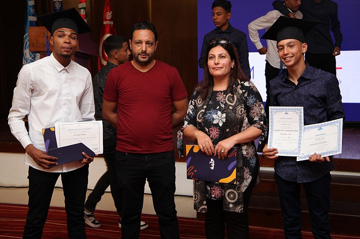 Mahdia : Cérémonie de remise de certificats en formation professionnelle pour les jeunes de la première promotion du projet « Helma »