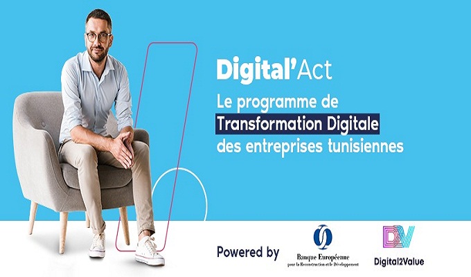 Digital’Act vise à accompagner 10000 entreprises tunisiennes dans leur transformation digitale