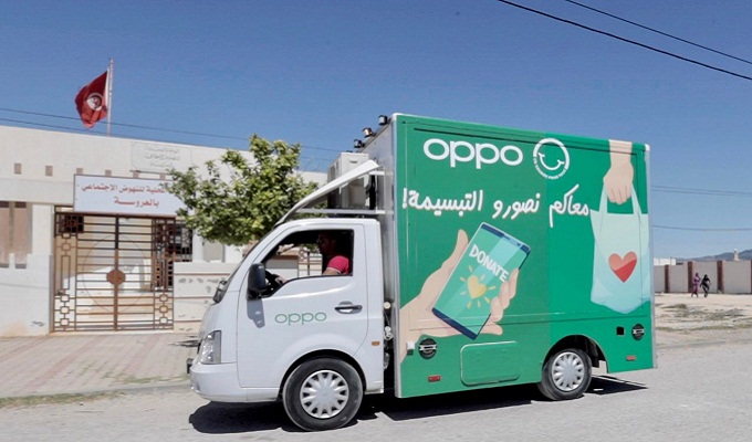 OPPO soutient les fonds de l’association « Un sourire pour Tous » pour la distribution de couffins de RAMADAN à des familles vulnérables