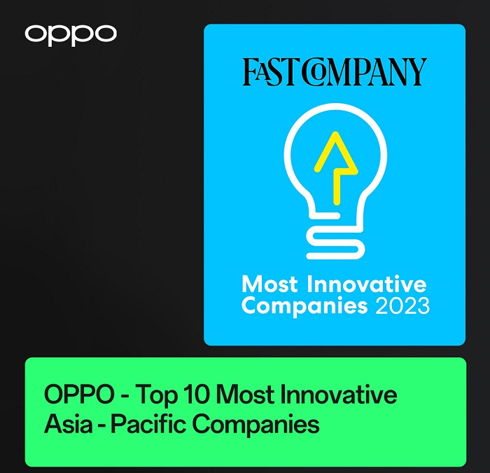 OPPO reçoit une double distinction des Edison Awards et de Fast Companypour ses technologies et produits innovants 