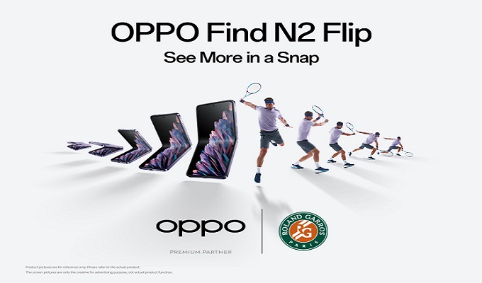 OPPO apporte des moments inspirants aux gens grâce aux technologies d'imagerie professionnelle à Roland-Garros 2023 