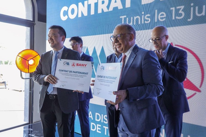 GAM Tunisie, filiale du groupe UTIC,annonce le lancement en Tunisie de la marque chinoise SANY d’engins de chantier