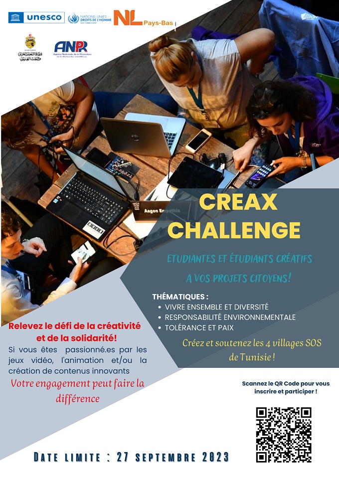 Lancement de deux compétitions innovantes : Un challenge « CréaX » et un hackathon d’entreprenariat social « Hackathon-Cial »