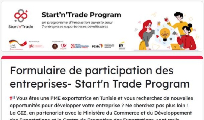 Coup d’envoi du programme Start’n’Trade