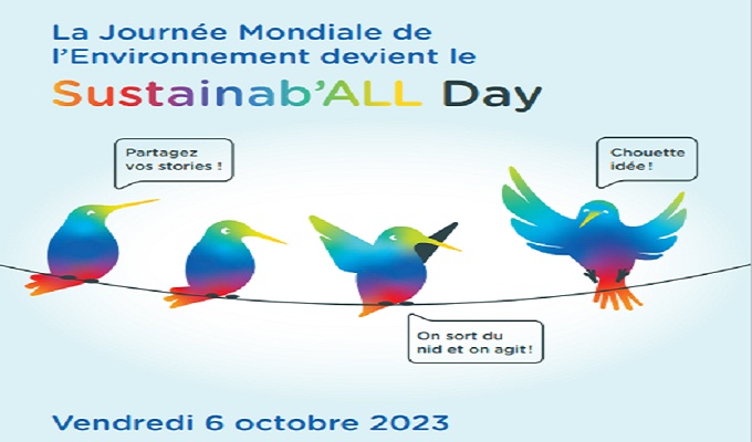 La Journée Mondiale de l’Environnement devient le Sustainab’ALL Day