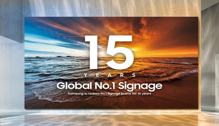Samsung numéro un sur le marché mondial de l’affichage numérique pour la 15ème année consécutive