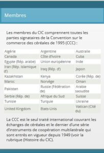 Le Sénégal rejoint le Conseil international des céréales