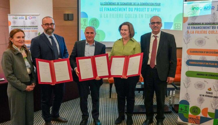tunisie france un partenariat stratégique pour développer la filière colza et renforcer la souveraineté alimentaire