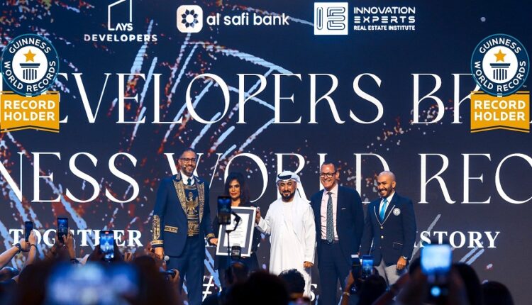 ays developers entre dans l'histoire avec un record du monde guinness pour la plus grande formation immobilière à dubaï
