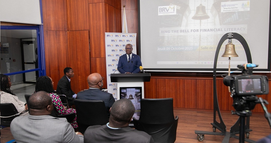 brvm ring the bell for financial literacy (2)