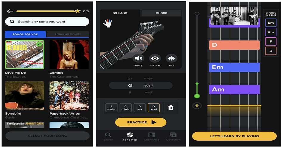 interface chordie ai by deplike