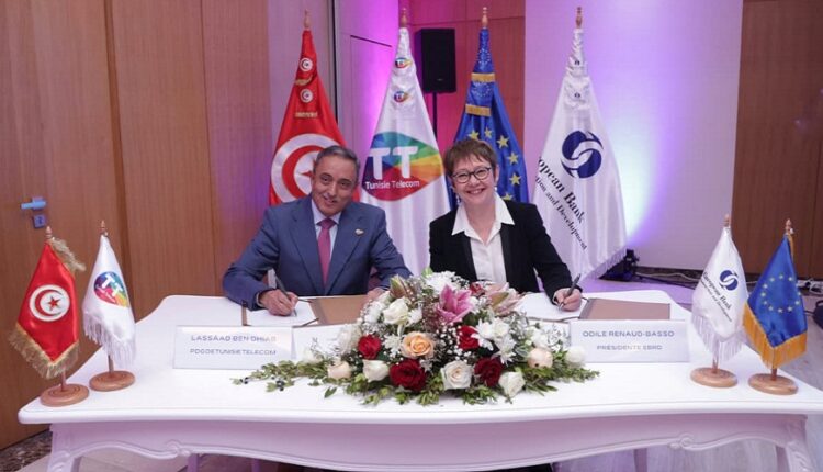 partenariat stratégique tunisie telecom berd infrastructure numérique en tunisie