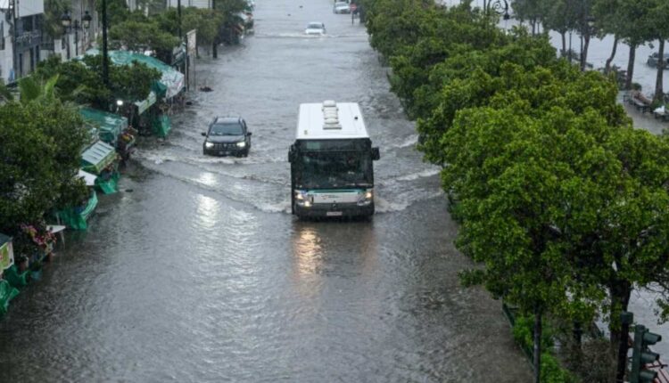 montée ponctuelle de la mer en tunisie