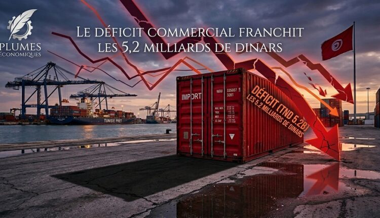 tunisie le déficit commercial franchit les 5,2 milliards de dinars