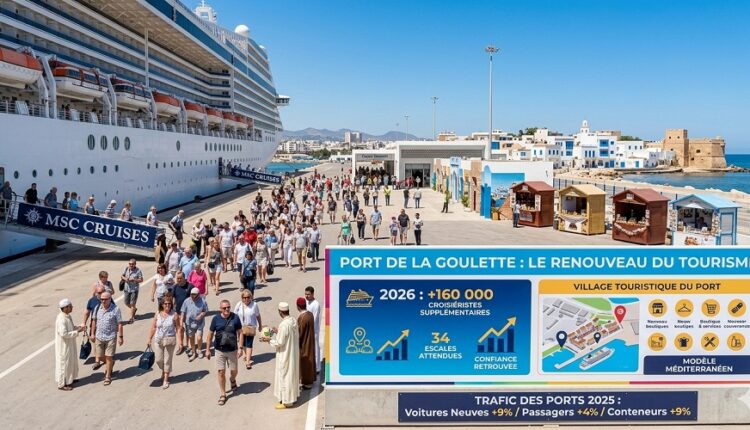 tourisme 160 000 croisiéristes, le port de la goulette retrouve son souffle