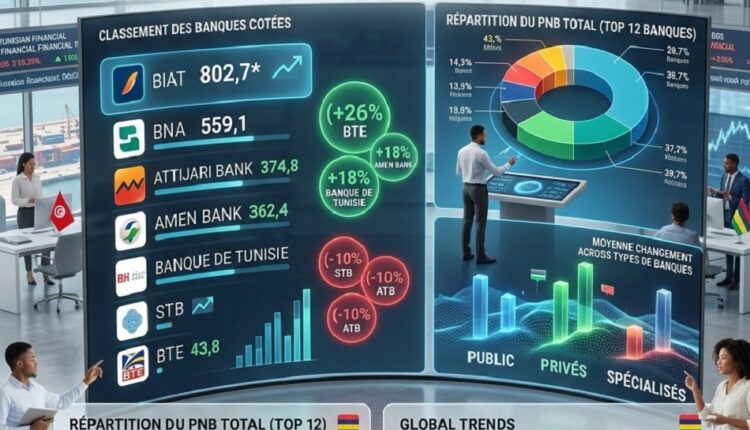 banques cotées le pnb change de moteur à la bourse de tunis